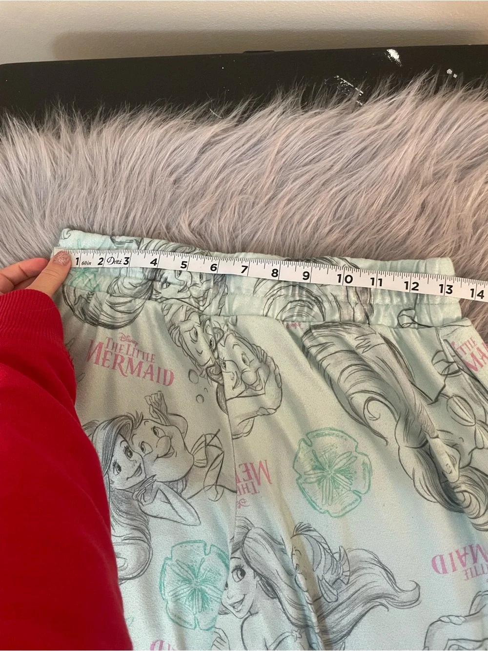 *SOLD*🥳NWOT Ariel Print Light Mint Lounge Pants - Picture 4 of 5